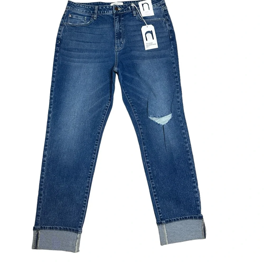 New Nature Denim London High Rise Mom Jeans - Picture 5 of 8
